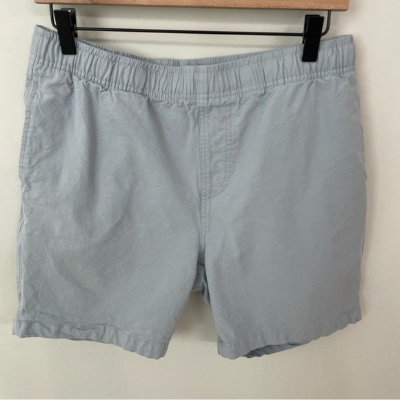 Free Fly Stretch Canvas Shorts Bamboo Cotton Sz Large Bay Blue Casual Coastal 13 - Picture 2 of 11